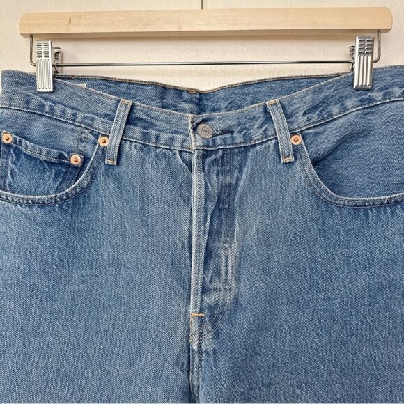Levi's Womens 29 501 Original Fit Straight Fit Jeans - Picture 9 of 16
